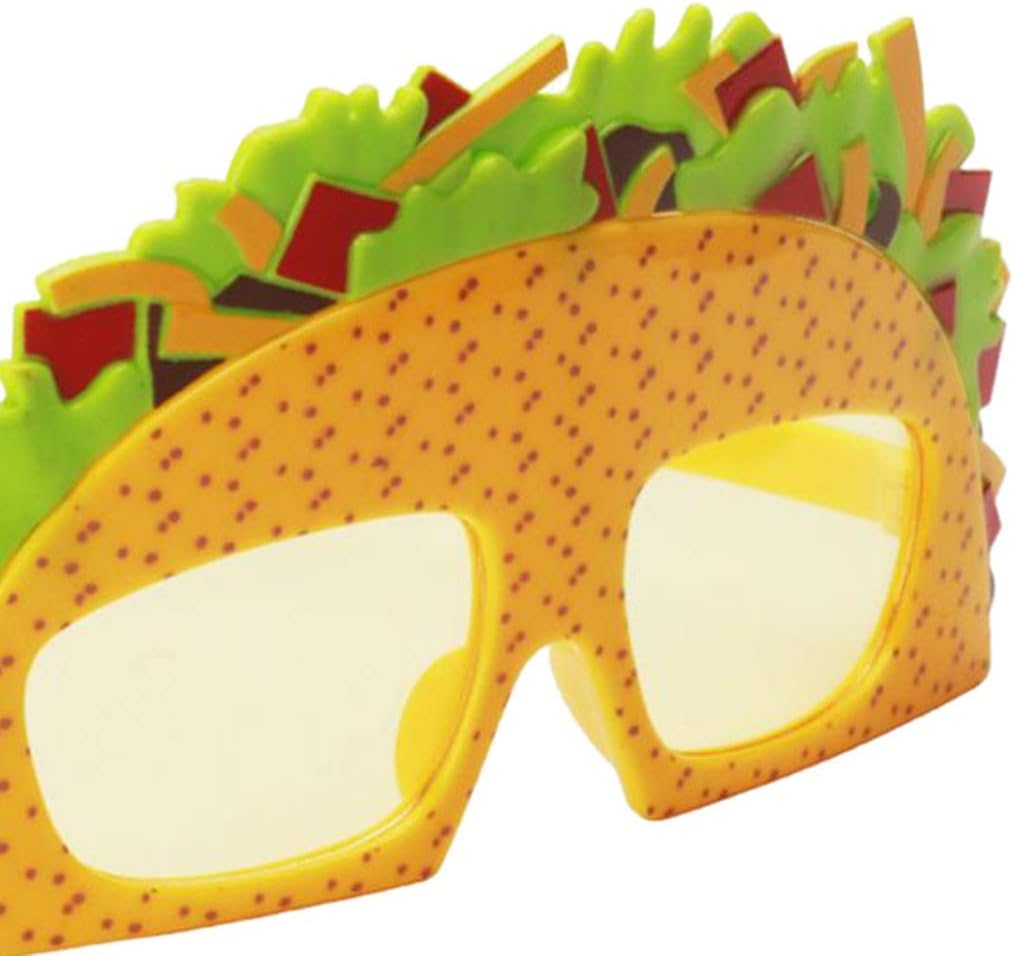 Sandwich Eyeglasses Novelty Funny Eye Glasses Sunglasses Eyewear for Adults Kids - Yellow - Image 3