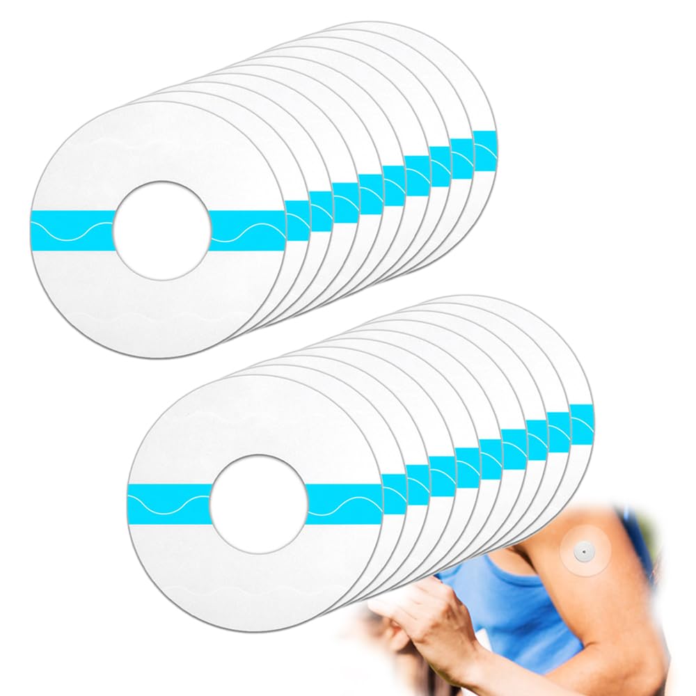 DACAIFH リブレセンサー粘着パッチ 固定用接着剤 保護シール ランニング ウォーキング 水泳 入浴に適応 刺激なし 汗に強い速乾性 交換用シート （20枚入り）