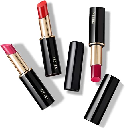 Amazon Zeesea口紅 保湿光沢 つや 潤い 口紅 磁気設計 艶メイク プロ 608 Zeesea 口紅 通販
