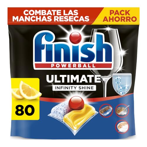 Image of Finish Ultimate Infinity Shine Dishwasher Tablets 80 Lemon
