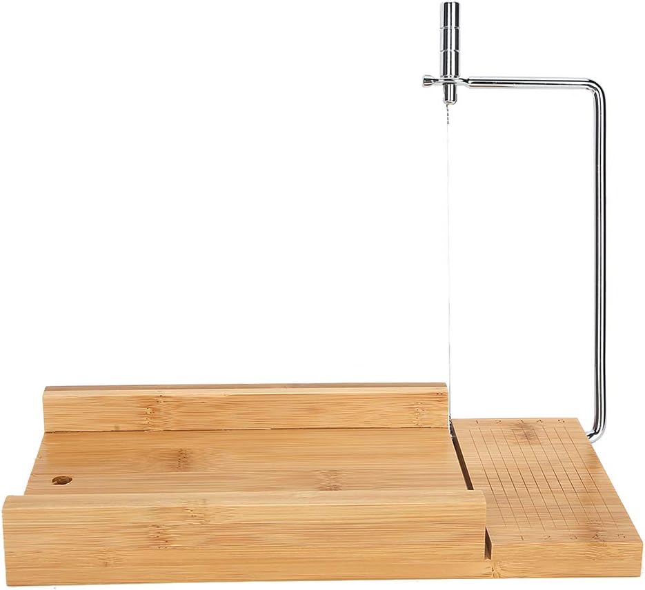 Bamboo Soap Cutting Tool, Durable Soap DIY Cutter, Soap Making Cutter for Candles Cakes Chocolate Home