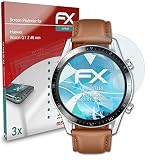 atFoliX Protecteur d'écran Compatible avec Huawei Watch GT 2 46 mm Film Protecteur, Ultra Clair et Flexible FX Film Protection d'écran (3X)