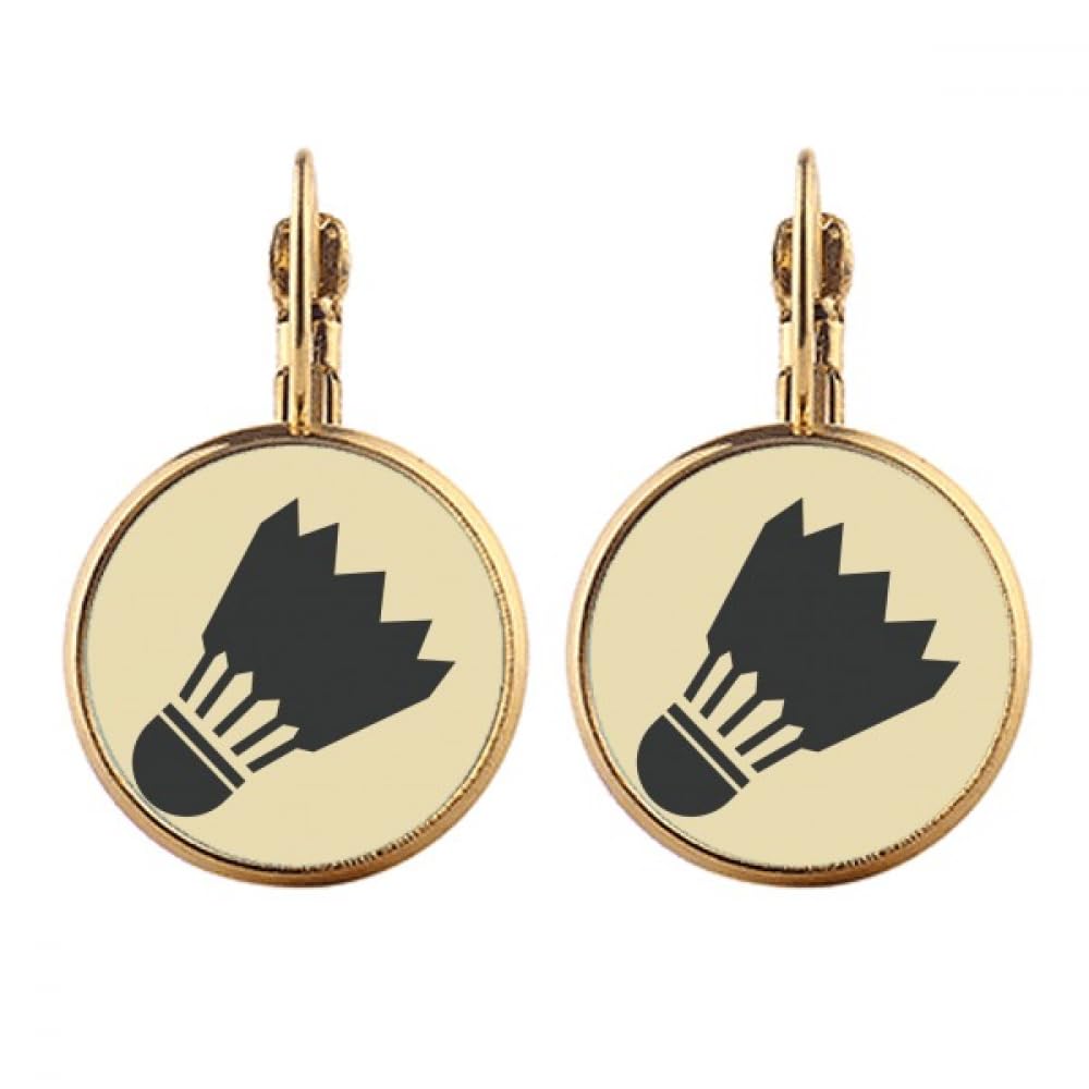 Boucles d'oreilles pendantes à clip géométriques dorées - 4
