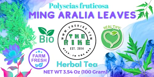 Ming Aralia Tea Organic Dinh Lang Tea Leaf Herbal Tea Polyscias Fruticosa Herbal Medicine Polyscias Ming Panax Fruticosum Detox Tea 100 Gram #TOP2