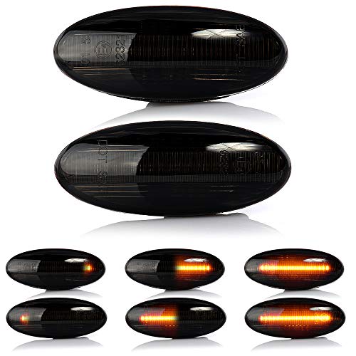 2 x intermitentes laterales LED intermitentes dinámicos