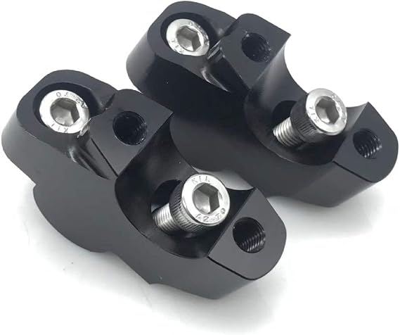 Handlebar Riser Extension for Rebel CMX 1100 500 300 250 2017-2026 | Aluminum Riser Adapter, 30mm Up 15mm Back, Relocation Lift Mount Clamp, Ergonomic Riding Position Upgrade, Bolt-on Install
