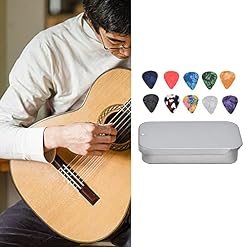 Fupei Médiators de Guitare, légers et Portables Cosmic Star Sky Pattern Colorful Retro Boost Bass Picks de Basse pour… - Les Beatles, Paul McCartney, John Lennon, RIngo Starr, George Harrison Fupei Médiators de Guitare, légers et Portables Cosmic Star Sky Pattern Colorful Retro Boost Bass Picks de Basse pour… – Image 6