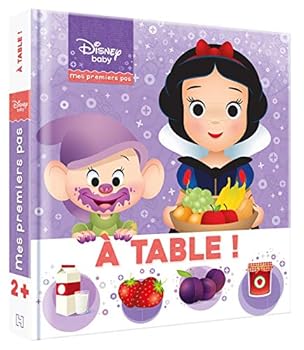 Hardcover DISNEY BABY - Mes Premiers Pas - Imagier -À table ! [French] Book