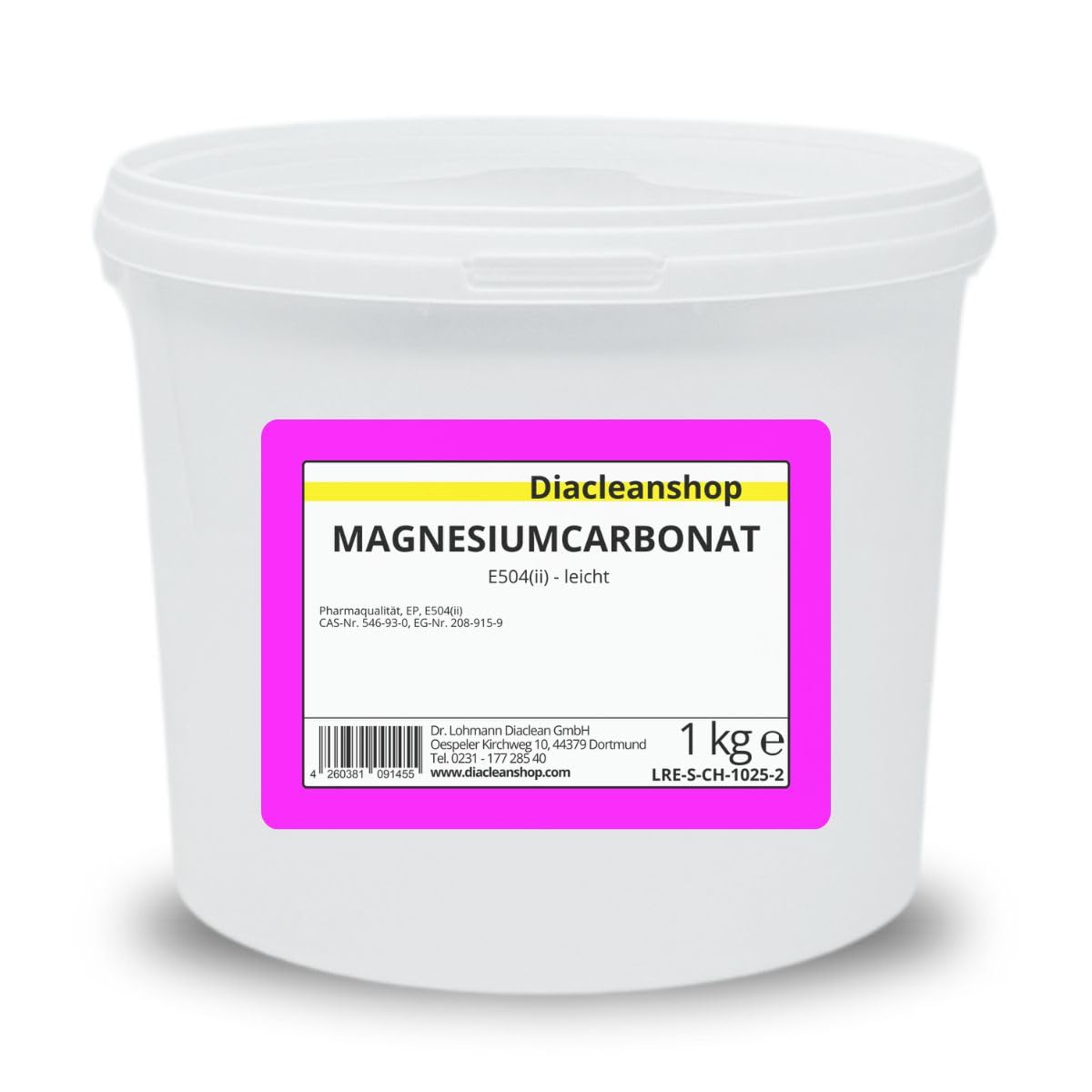 Inoxia Magnesiumcarbonat-Pulver - 6 Kg Schwere Qualität Für Professionelle Anwendungen