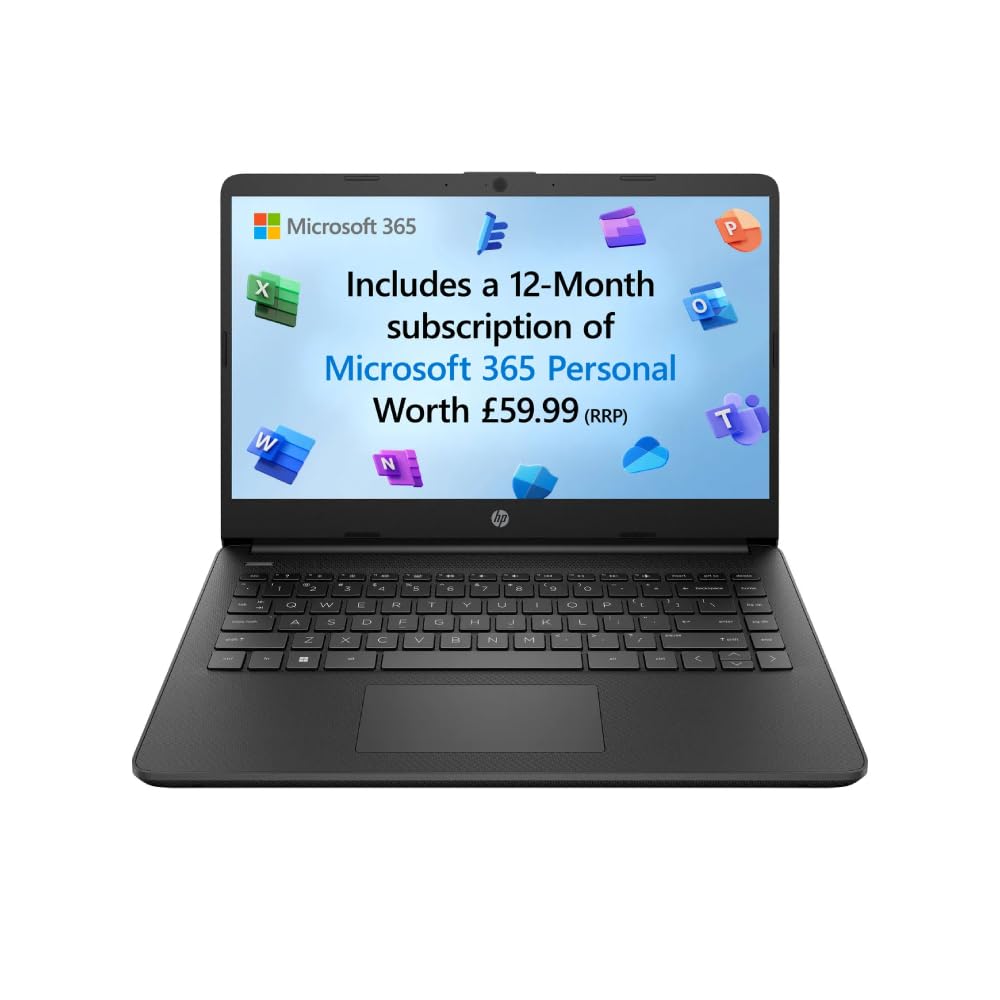 HP 14s-dq0034na N4120 Laptop Intel Celeron N4120 4GB 128GB SSD 14