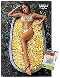 Trends International Sports Illustrated: Swimsuit Edition - Olivia Culpo 20 Wall Poster, 14.72" x 22.37", Premium Poster & Push Pin Bundle