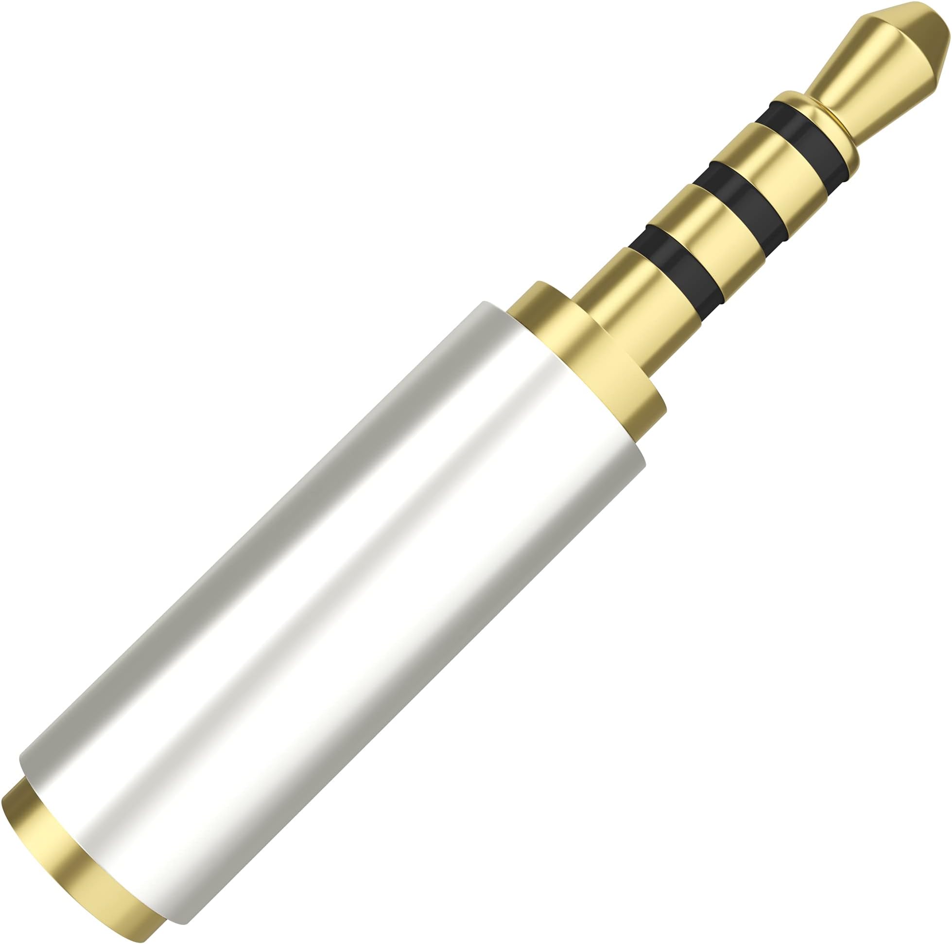 Gold Plated 3.5mm Male to 2.5mm Female Headphone Audio Adapter Jack Stereo or Mono for Smartphones, Tablets, PC, Computer