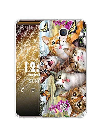 Sunrive Coque Compatible avec Wiko Tommy, Silicone Étui Housse Protecteur Souple Gel Transparent...