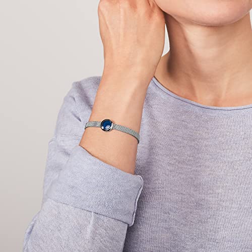 Skagen Women's Sea Glass Silver-Tone Mesh Bracelet (Model: Skj1196040) #TOP1