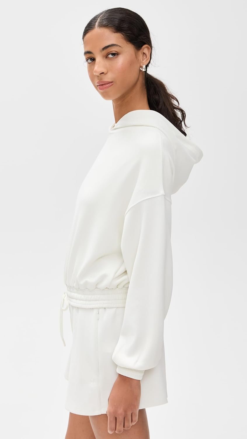 Sweaty Betty Women's Sand Wash Cloudweight Crop Hoodie - Image 4