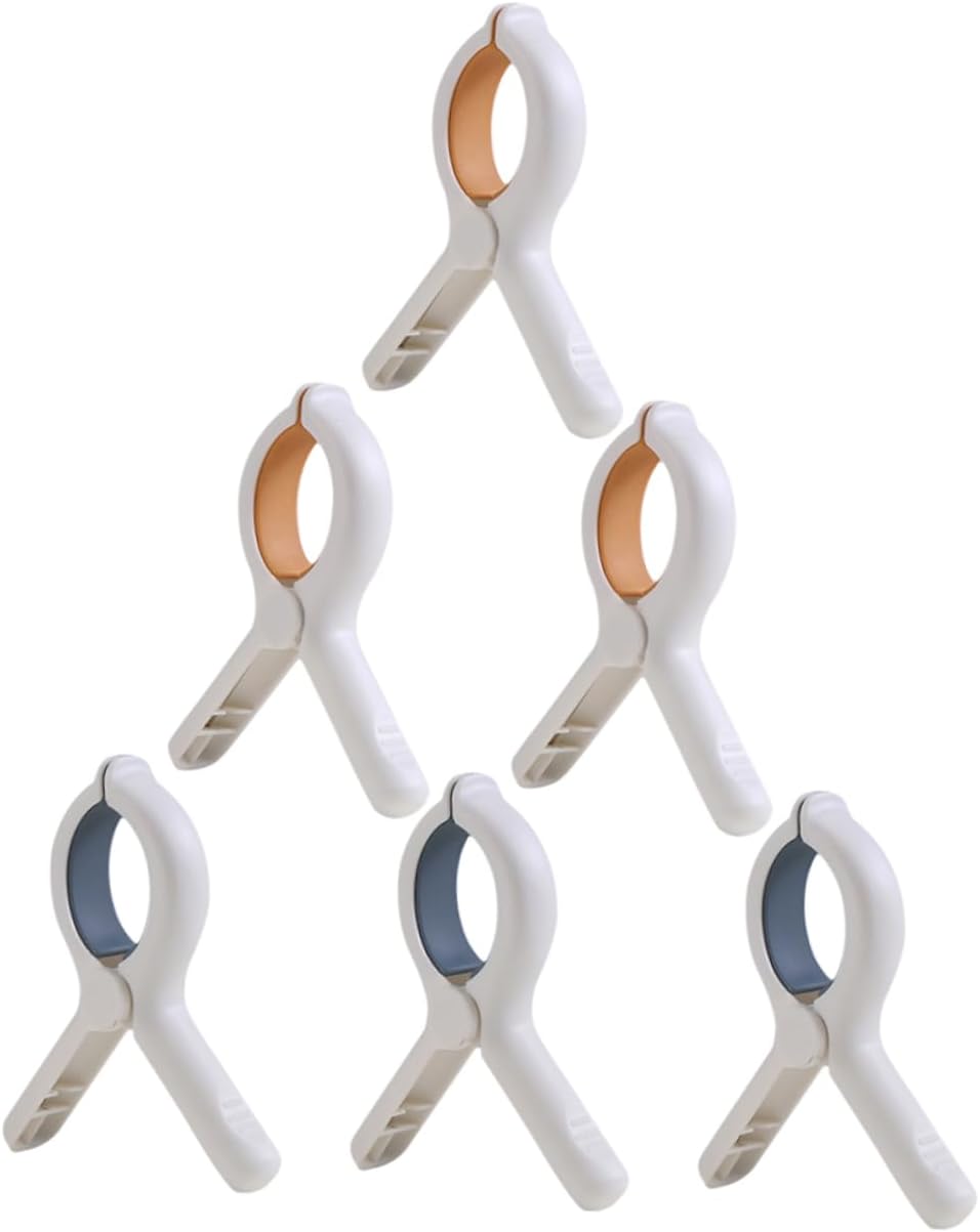 3sets Windproof Clothes Pins for Laundry Clips for Hanging Clothes Quilts and Towels for Outdoor Drying and Indoor Use 6pcs*3