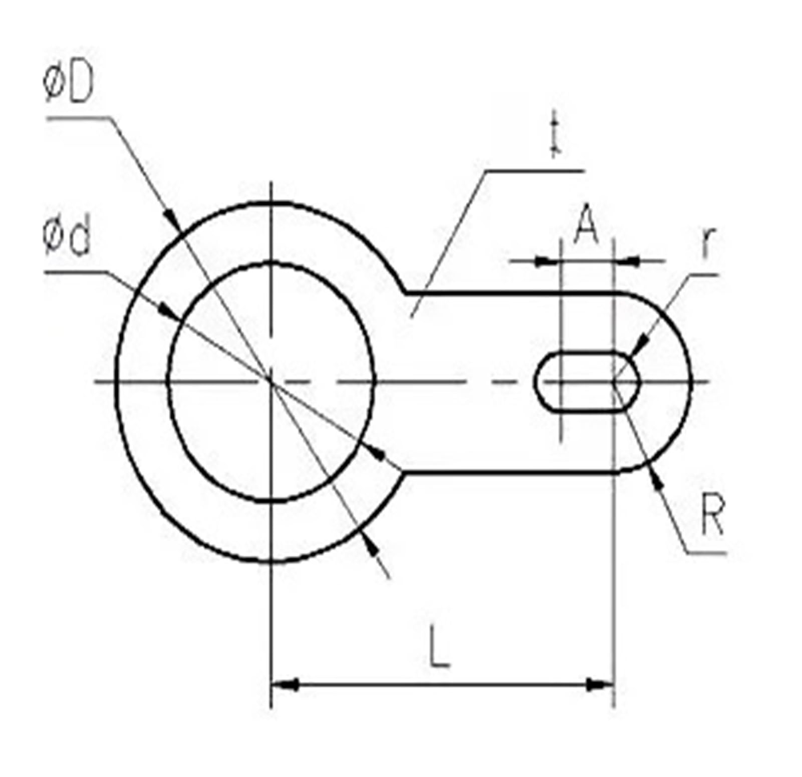 50pcs Bornes à Souder Circulaires Cuivre Étamé Tête Unique - Tailles 2.2/2.7/3.2/4.2/5.2/6.2/8.2 Mm (M8.2 Inclus)