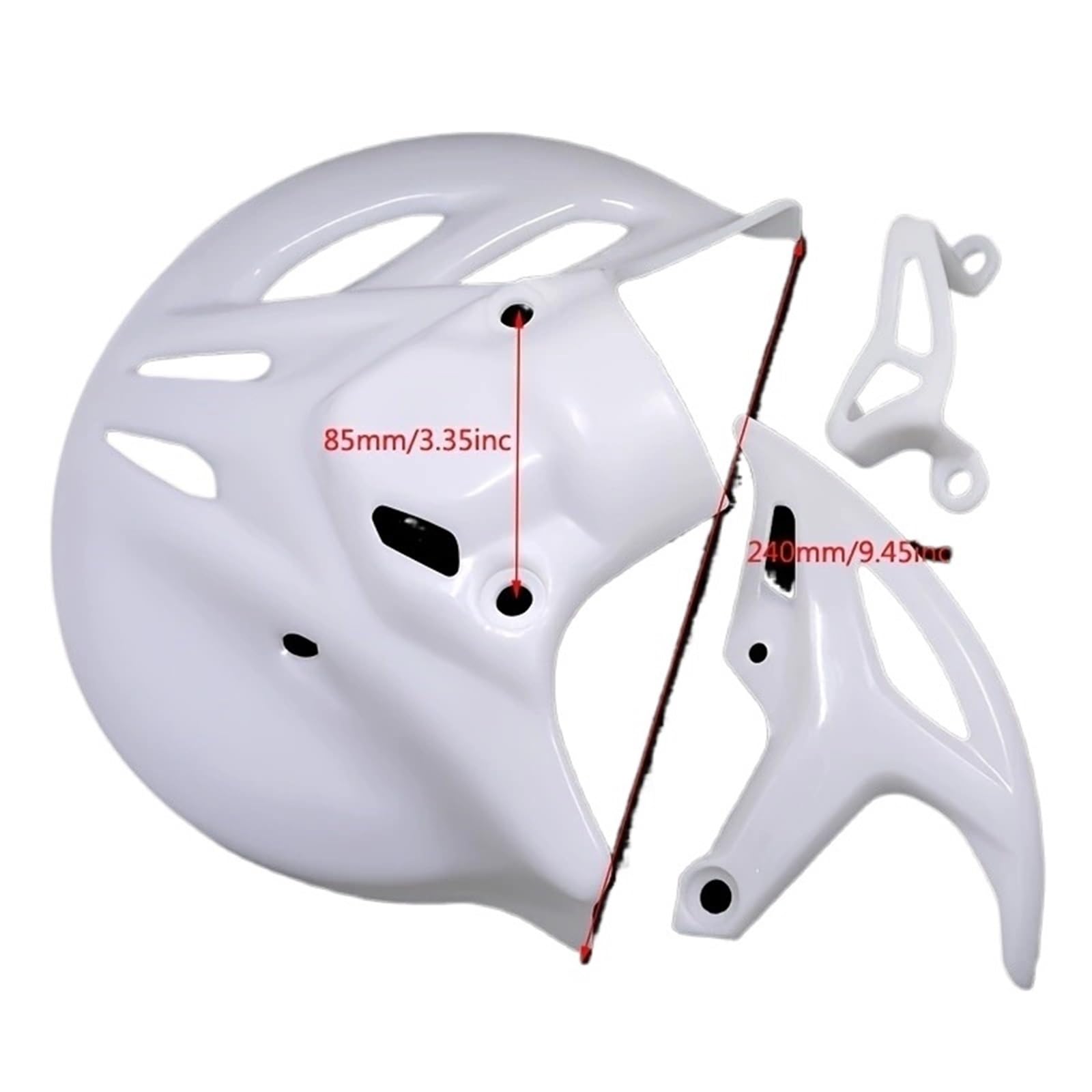 Osłon Zacisku Hamulcowego Pasuje do motocykli Honda Dirt Bike 250f XR 250 450X CRF450R Przednia tarcza hamulcowa Osłona tarczy hamulcowej Tylna osłona zacisku Dekoracyjna Tarczy(Brakes Cover)