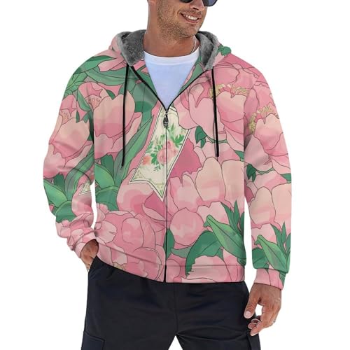 Veste d'hiver en polaire contre le froid veste de transition confortable pour homme