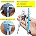 ZLKSKER 6/8/10 inch Professional Woodworking Compass with Pencil Holder & Lockable Wing, Geometry & Drafting Compass for Carpenter (6 inch)