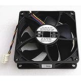 EFH-08E12W-IP01 8025 Cooling Fan, DC12V 4-Wire 4-Pin 0.70A 8CM Temperature Control Speed Regulation Fan