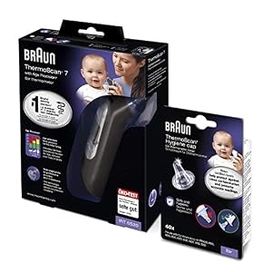 Braun ThermoScan 7 Age Precision Ohrthermometer Black Edition