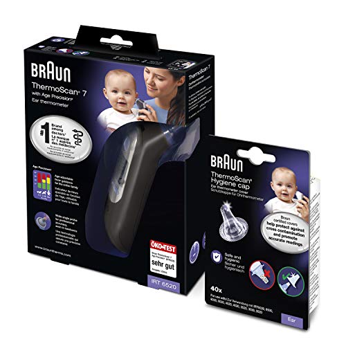 Braun ThermoScan 7 Age Precision Ohrthermometer Black Edition