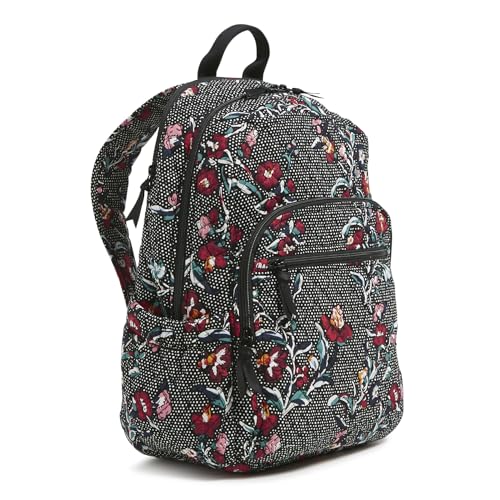 Image of Cotton Campus Backpack, Perennials Noir Dot