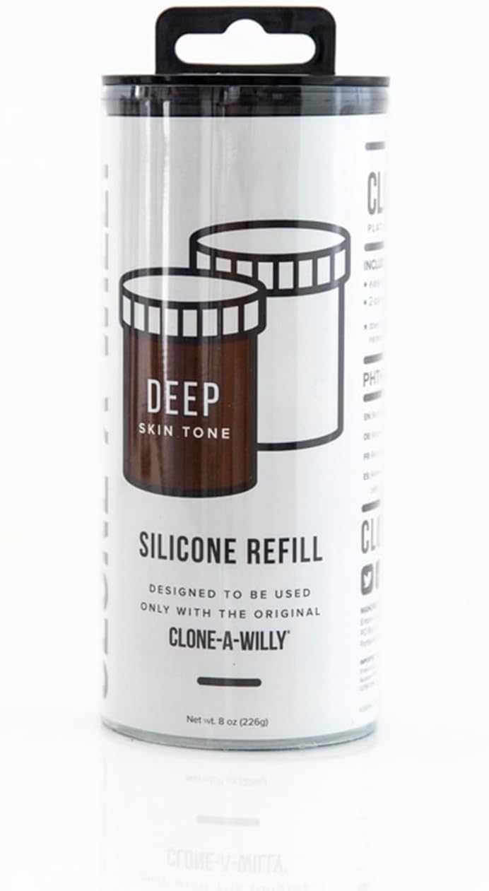 Clone-A-Willy Refill Deep Skin Tone Silicone