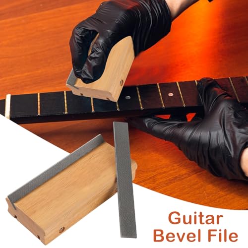 Outil de luthier lime à extrémités de frettes pour contrebasse