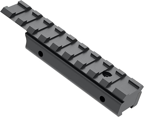 FSI Adaptador de cola de milano a riel Picatinny de 38 pulgadas, 0.433 in a 78 pulgadas, 0.787 in, perfil bajo, montaje elevador Picatinny de 0.433