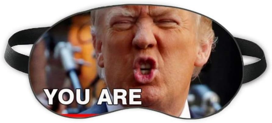 American Great Interesting Angry Image Sleep Eye Shield Soft Night Blindfold Shade Cover