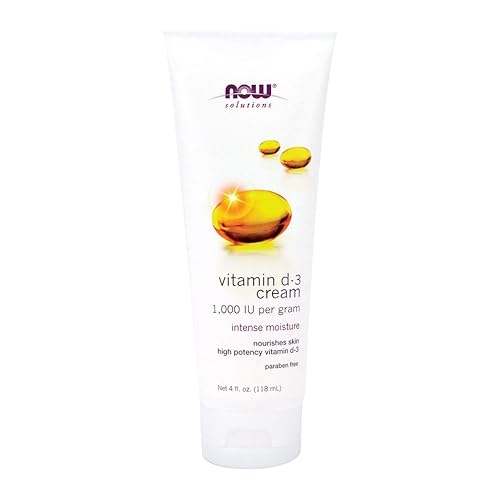 Now Foods Crema de vitamina D-3 - 4 fl. oz. 8 unidades