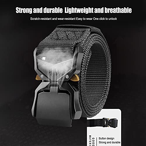 Cement Cinto Tático Masculino, Estilo Militar Cintos Pesados ​​de Lona De Nylon Com Fivela De Metal