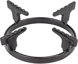 Caldeirão de Ferro Fundido, Rack de Ferro Fundido de Desempenho Estável Em Aço Inoxidável, Panelas Leves e Portáteis de Ferro Fundido para Diferentes Tamanhos de Frigideiras Redondas de Fundo Plano