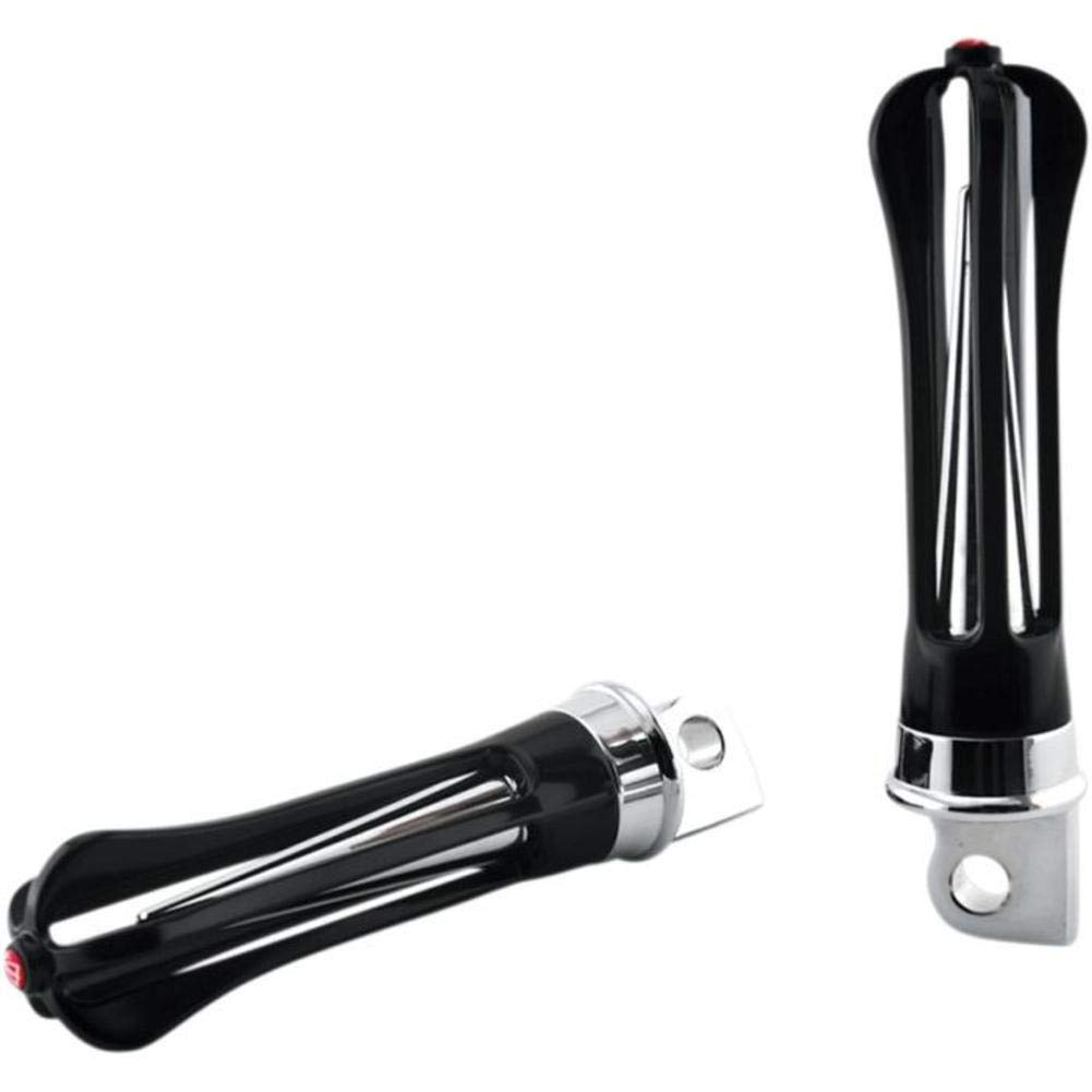 Battistinis Custom Cycles Black/Chrome Wireframe Footpegs