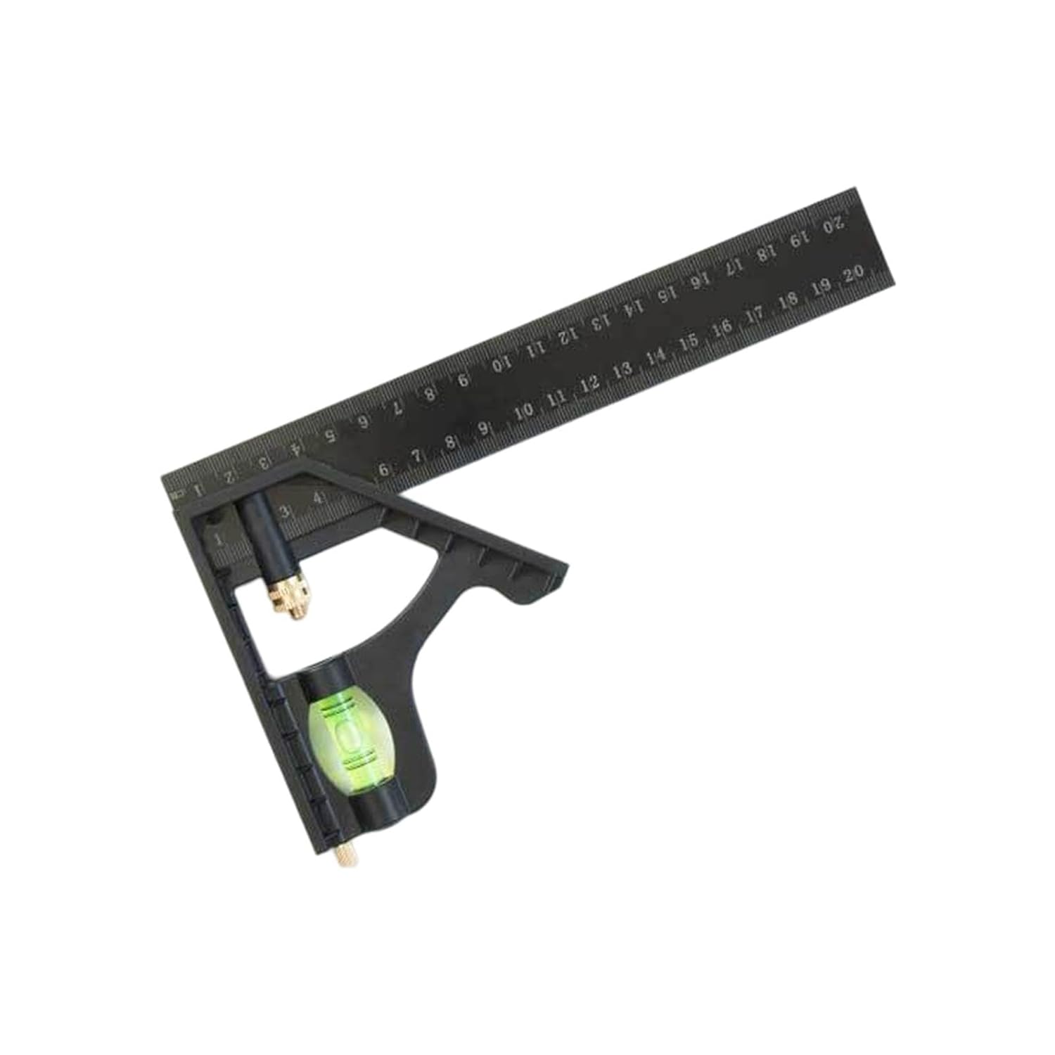CLUB BOLLYWOOD® Adjustable Carpenters Square with Horizontal Bubbles Right Protractor Square 20cm|Tools |Measuring Tapes & Rulers|Measuring Tapes & Rulers|1 Combination Right Angle Ruler