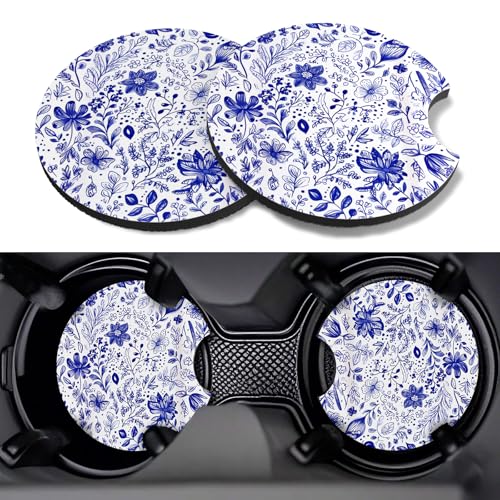 GooodiderX Flower Print Car Coaster