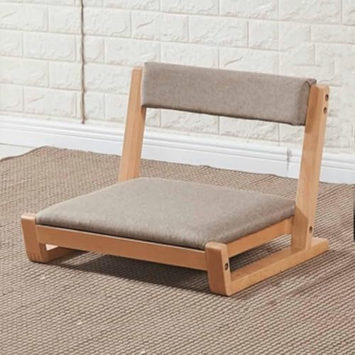 Chaise Tatami sans pieds en bois pour salon et méditation au sol
