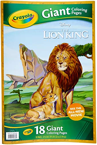 CRAYOLA GIANT COLORING BOOK LION KING