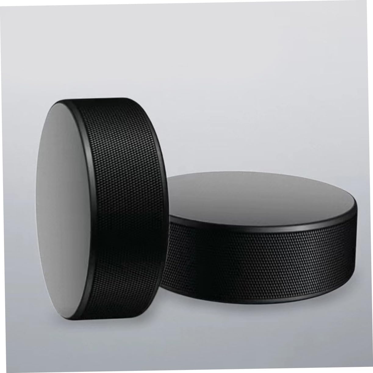 DECHOUS Black Ice Hockey Balls for Training High Durability for Skill Development All Ages for Indoor and
