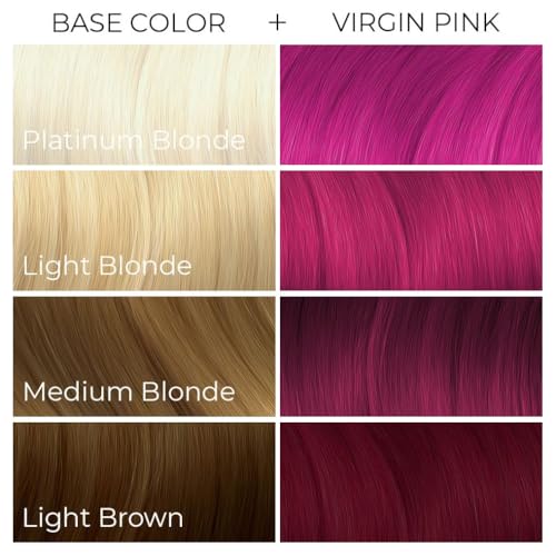 Image of ARCTIC FOX Semi-Permanent Hair Dye Virgin Pink - Vegan - 2x4 oz
