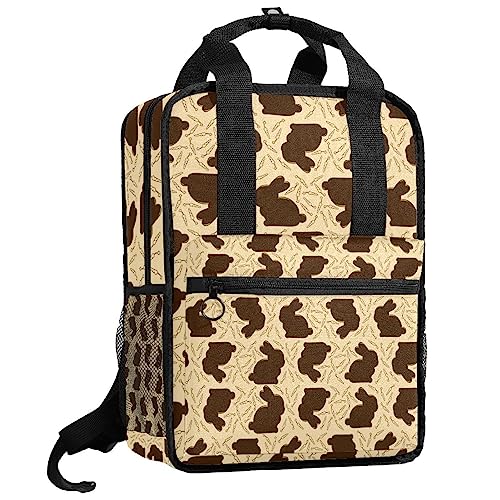 Cartable pour fille et garçon avec bretelles réglables lapin