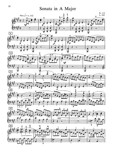 Scarlatti -- Selected Sonatas