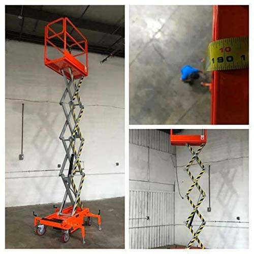 5 Star 16 FEET MAX Lift New Electric Scissor Lift Man Lift SKYLIFT Jack