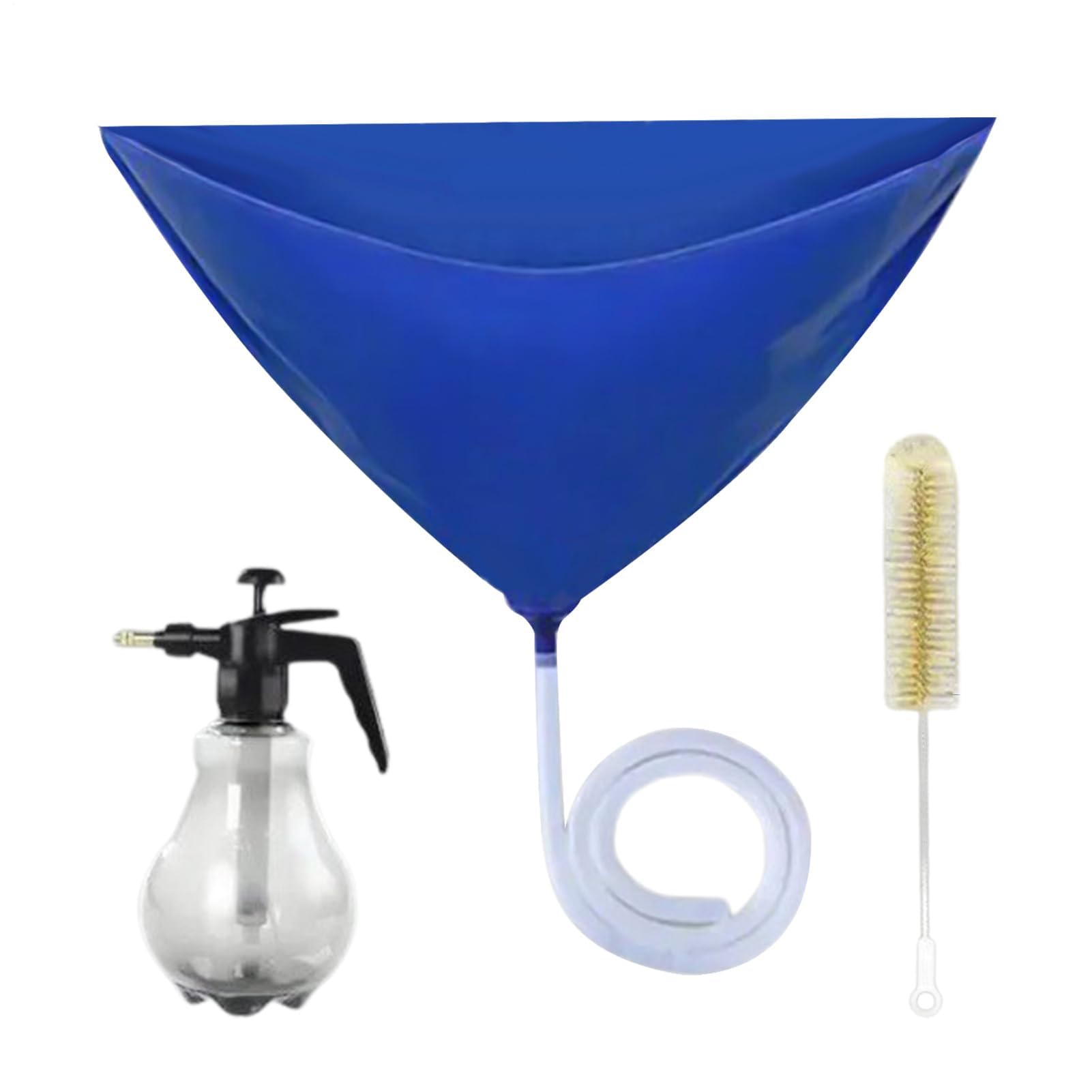 Genérico Kit de Limpieza para Aire Acondicionado, Bolsa Impermeable para Aire Acondicionado Split, Bolsa con Drenaje, Cepillo y pulverizador.