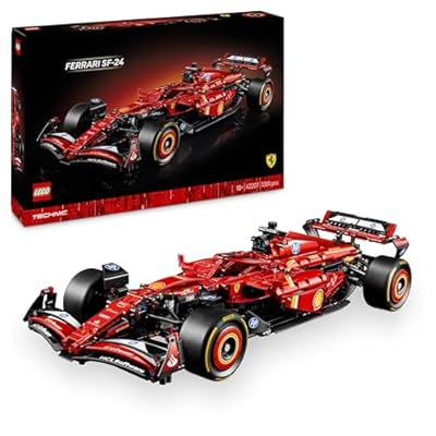 LEGO Technic Coche Ferrari SF-24 F1 Maquetas para Construir para Adultos - Vehículo de Carreras Rojo para Coleccionar - Ideas para Regalar por el Día del Padre - Regalo para Fans de la Fórmula 1 42207 | Ya disponible en tu tienda friki favorita! En mundofriki.es!