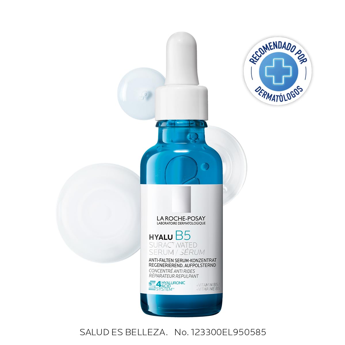 La Roche-Posay Hyalu B5 Hydrating Face Serum with Hyaluronic Acid for Dry and Dehydrated Skin Re-Plump and Repair Skin - Image 2