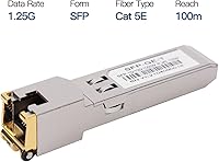 Vista 3 de 10 unidades 1000BASE-T Gigabit SFP a RJ45 transceptor modular de cobre Ethernet para Cisco, Meraki, Ubiquiti, D/TP Link, Supermicro, Netgear