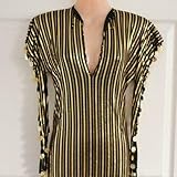 Egyptian Belly Dance Costume NANCY Stretchy Galabeya Dress Costume Baladi Saidi (Black x Gold)